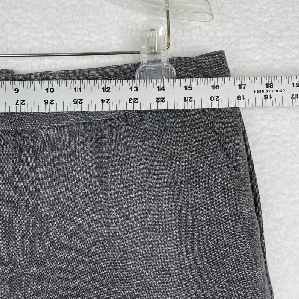 KUT from the Kloth Womens Size 10P Gray Straight Leg Dress Pants Career Slacks‎